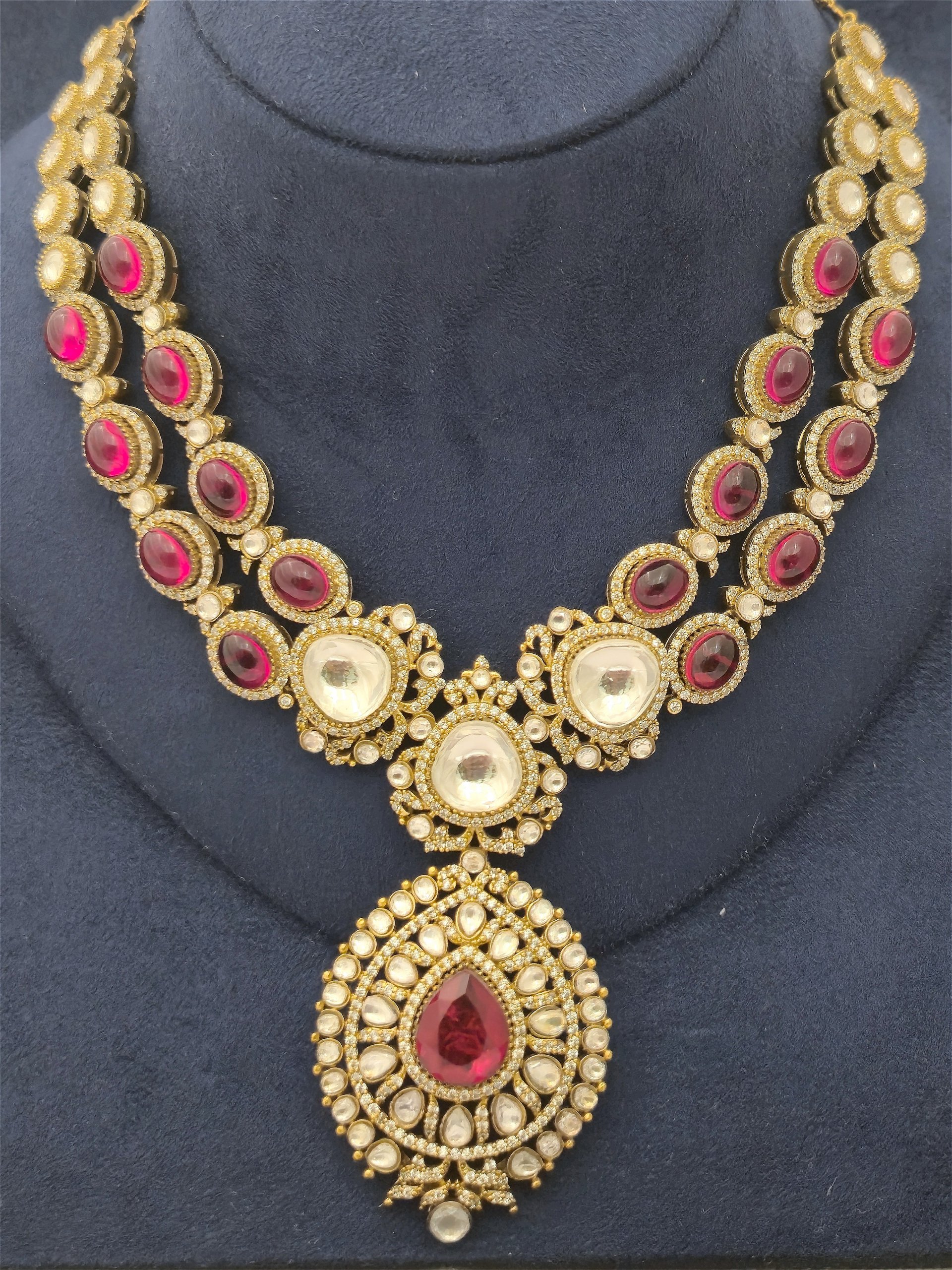 Kundan Necklace NCK-GP-KD-019