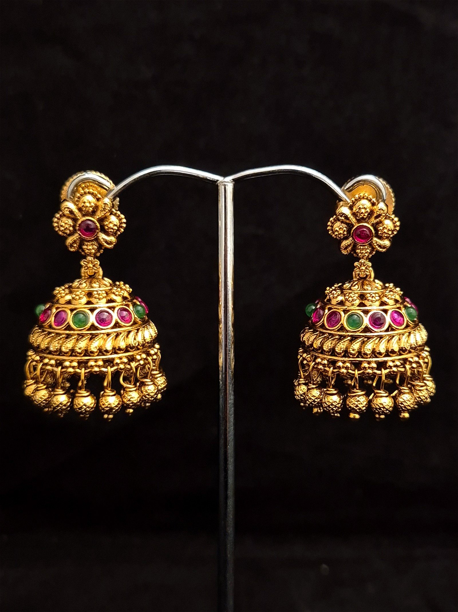 Antique Jhumukas EAR-AQ-KP-012