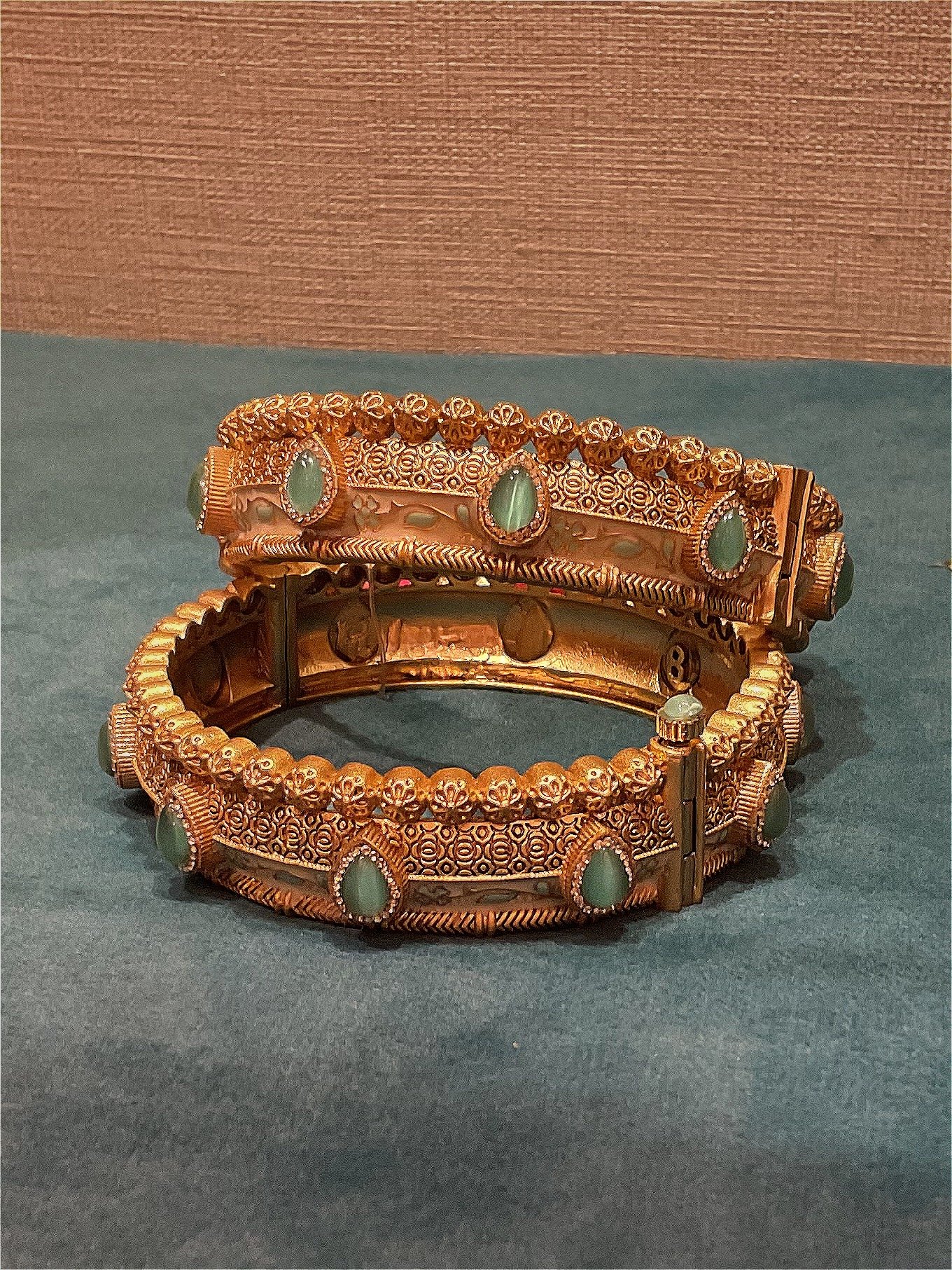 Kundan Bangles BNG-AQ-KD-001