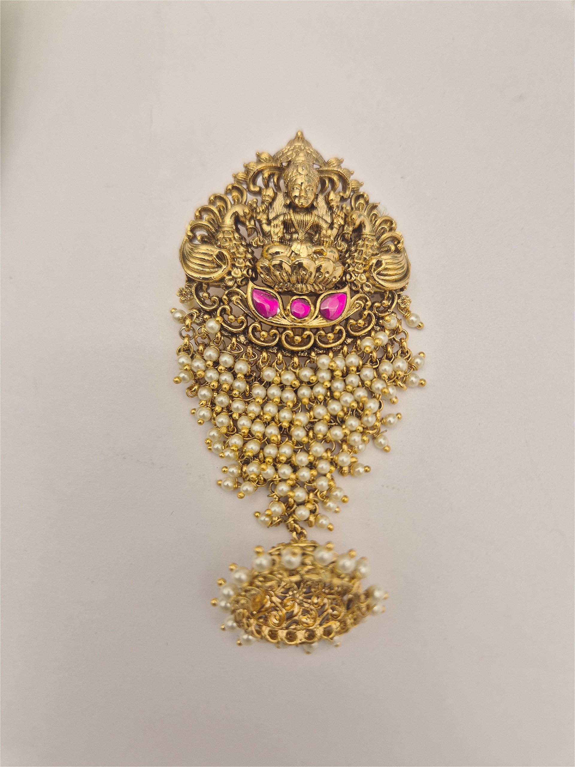 Antique Hair Brooch AHB-AQ-019