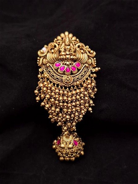 Antique Hair Brooch AHB-AQ-002