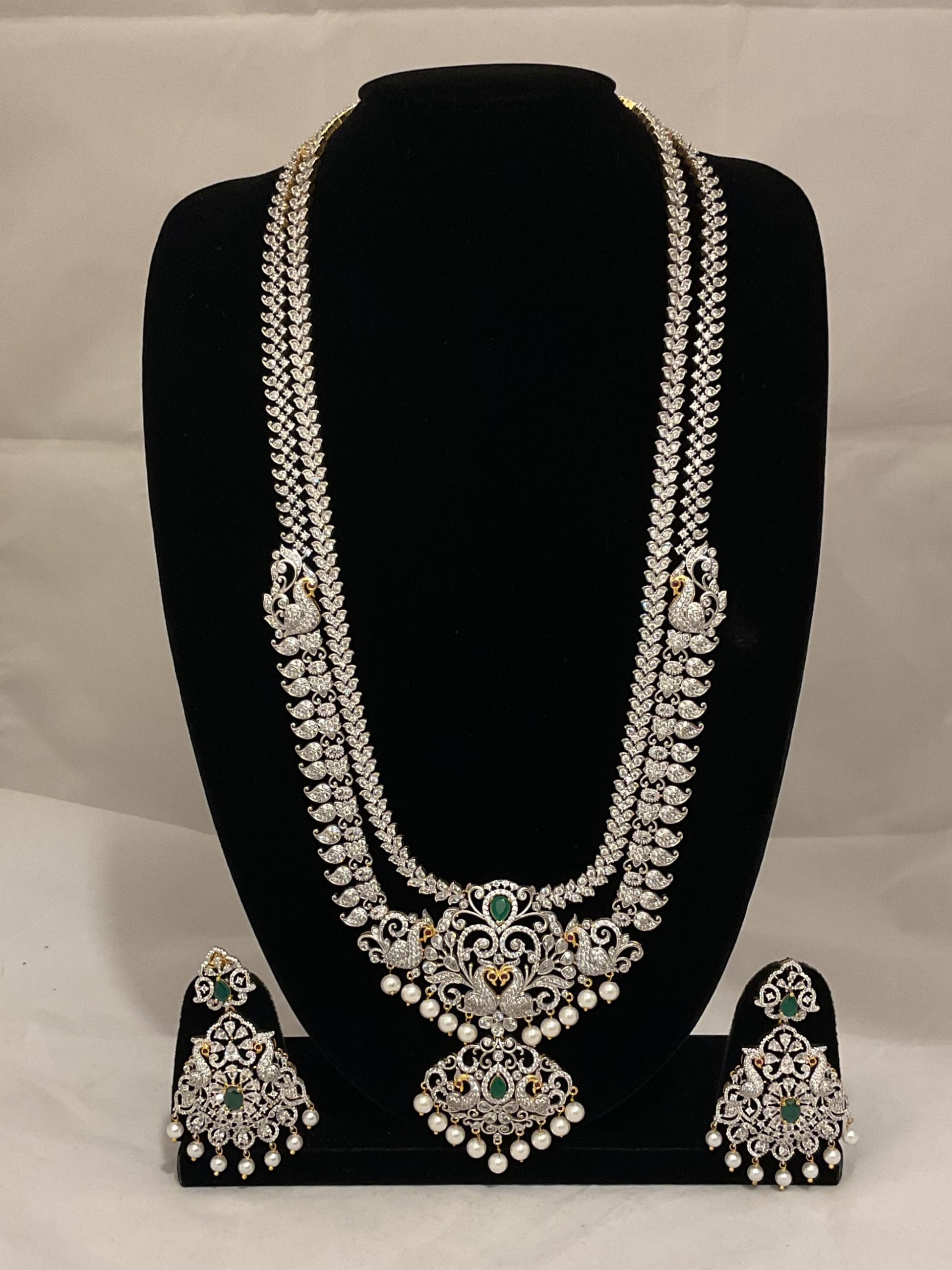 Zircon Stone Necklace-0173