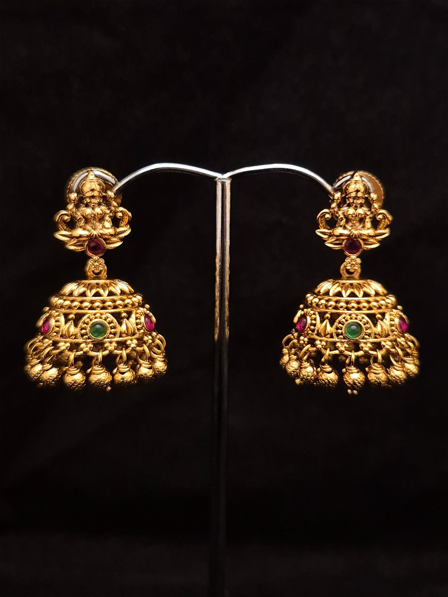 Antique Jhumukas EAR-AQ-KP-018