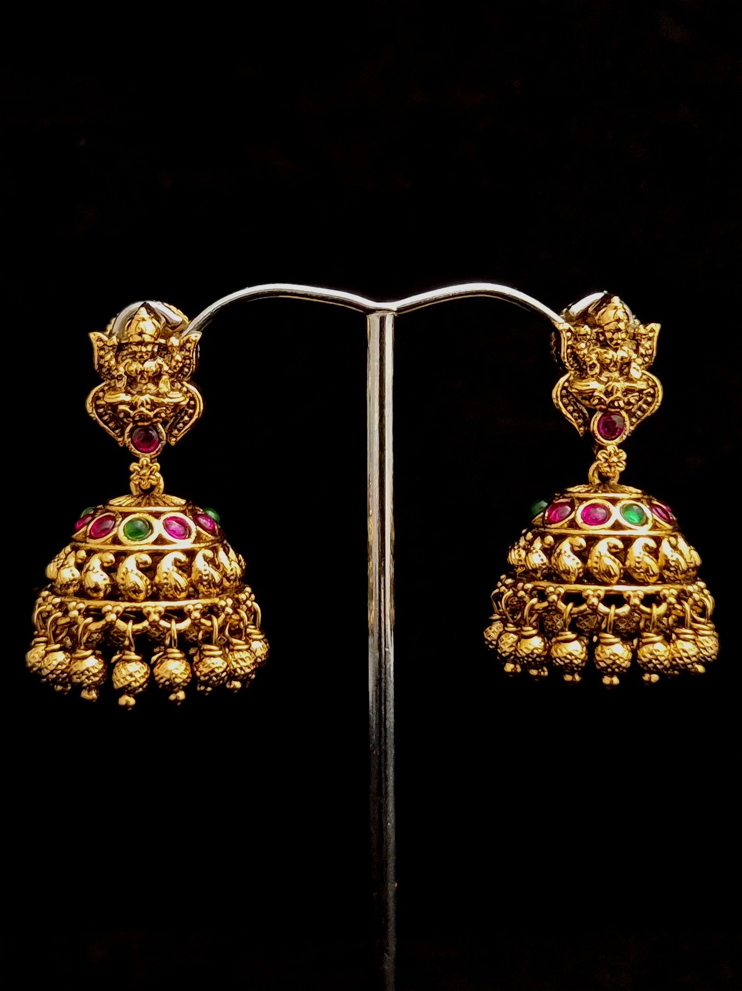 Antique Jhumukas EAR-AQ-KP-014