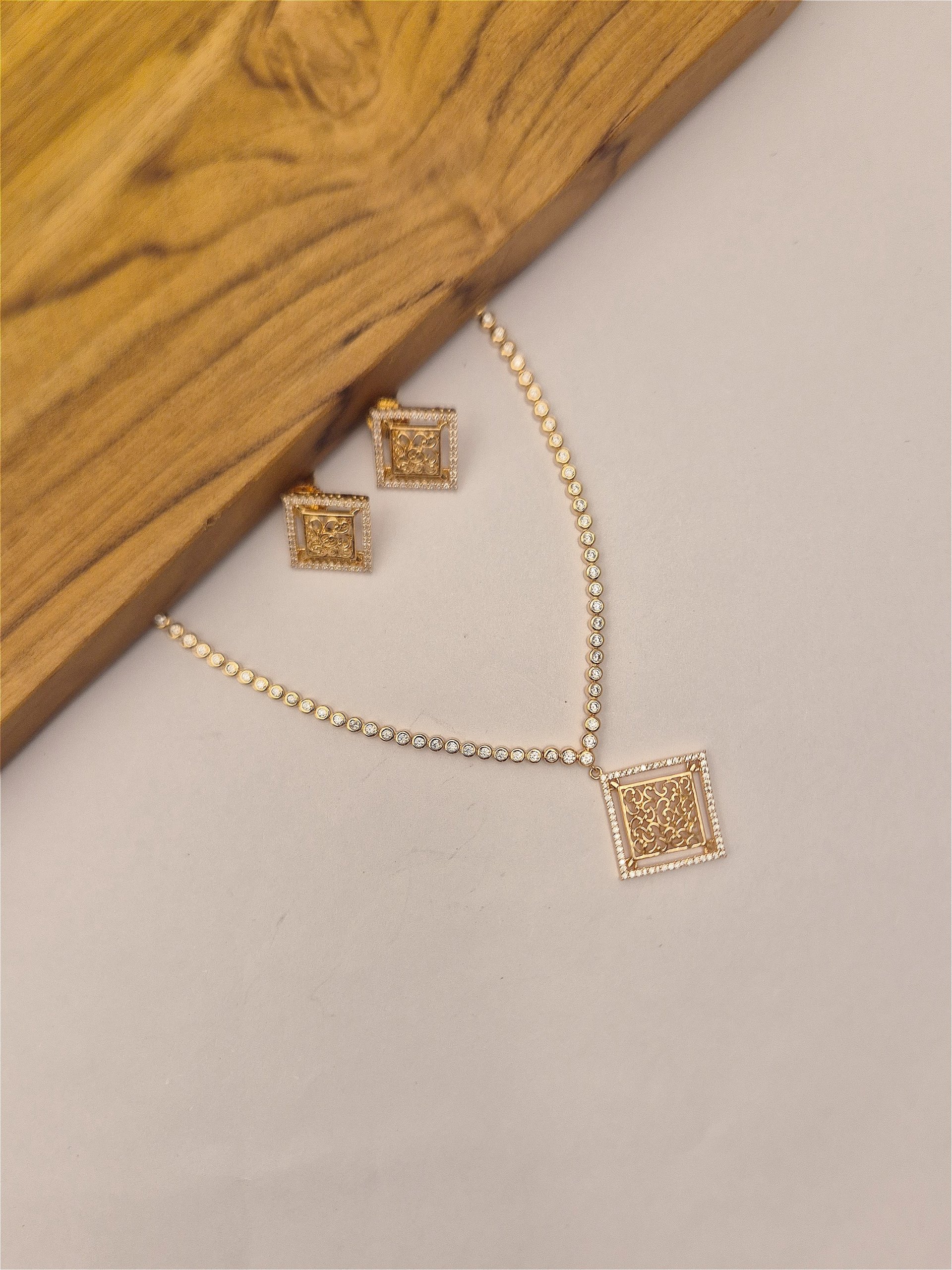 Zircon Necklace NCK-GP-ZC-0053