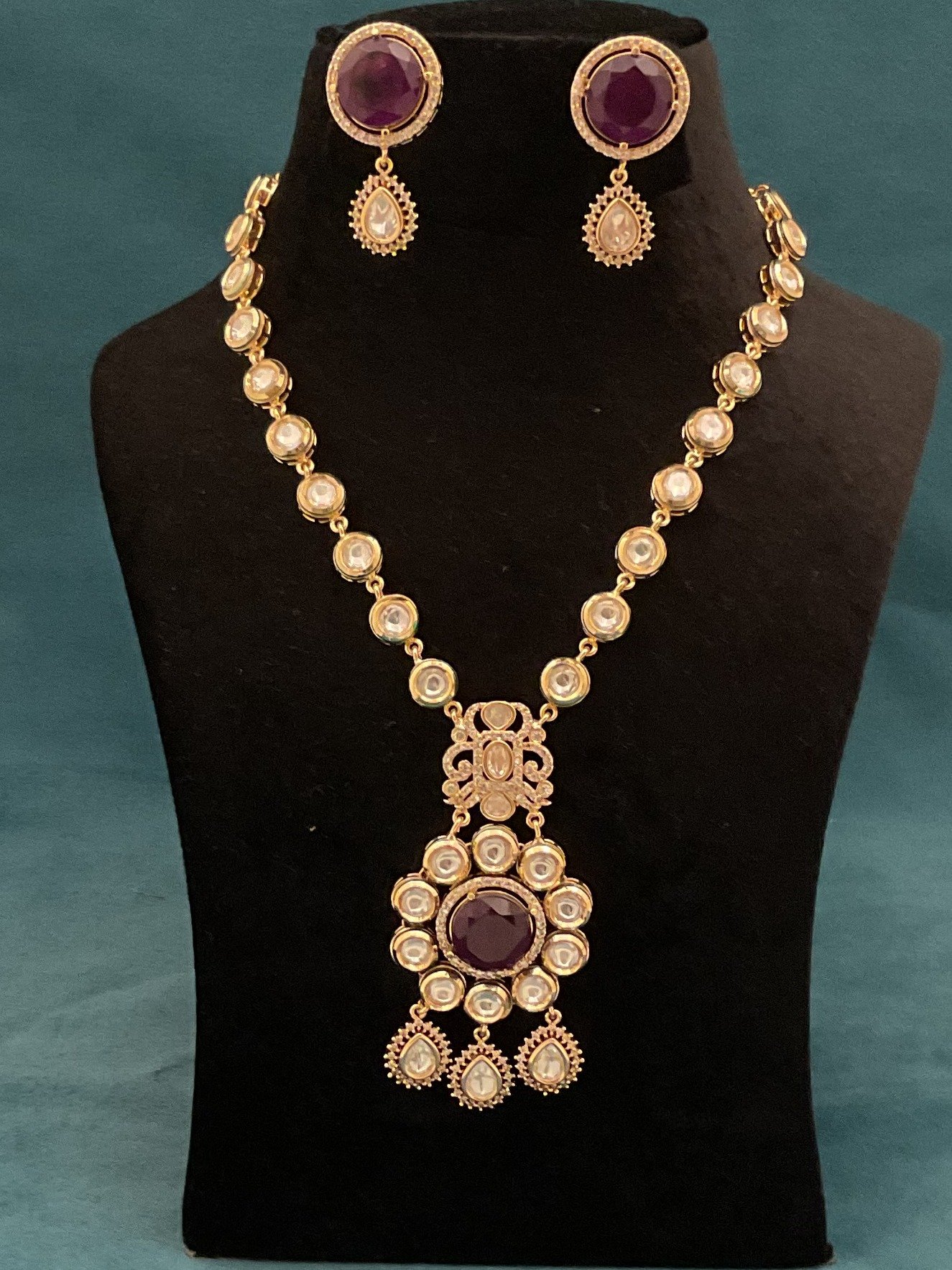 Kundan Necklace NCK-GP-KD-028