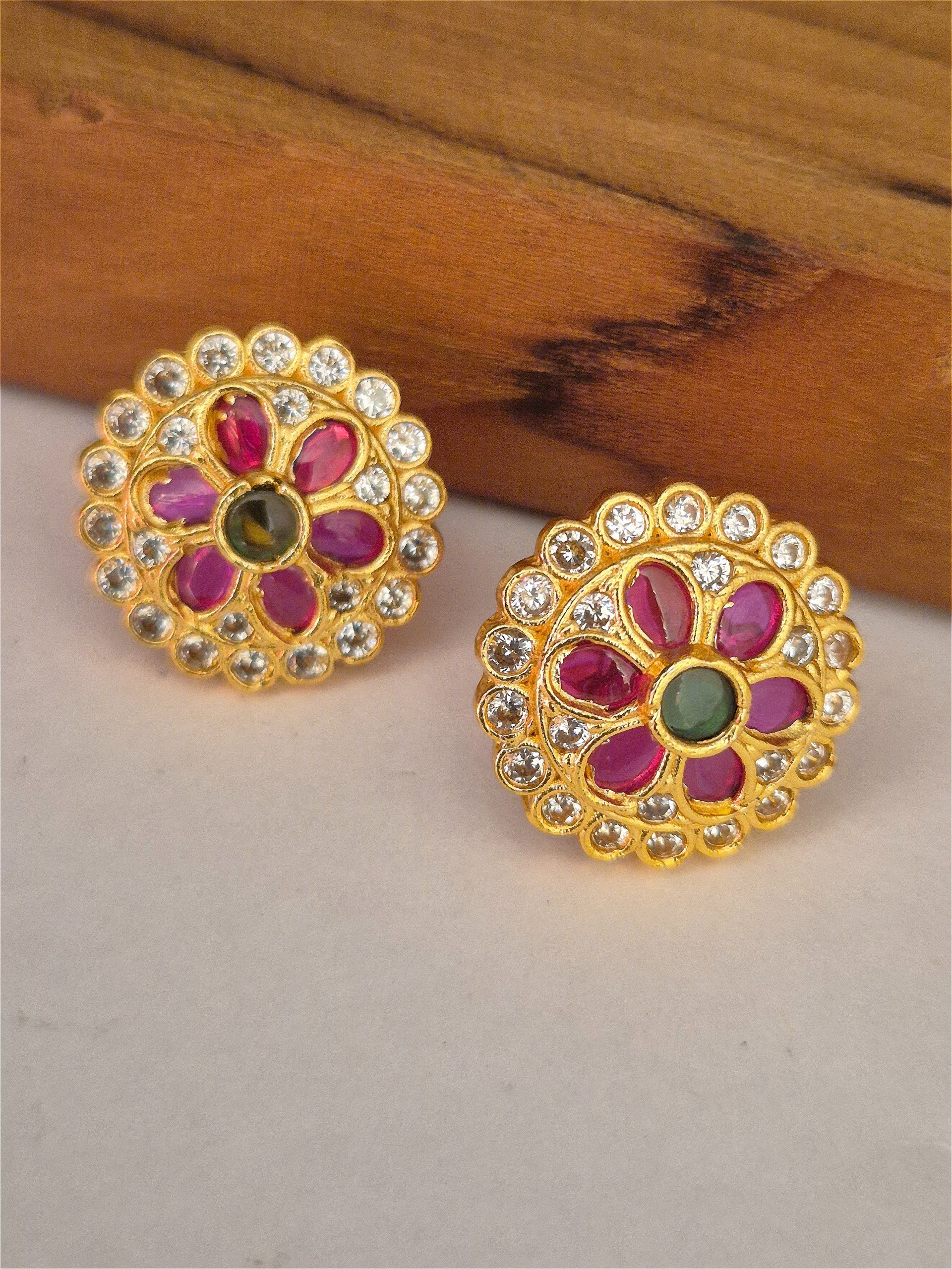 Silver Earring SRE-GP-053