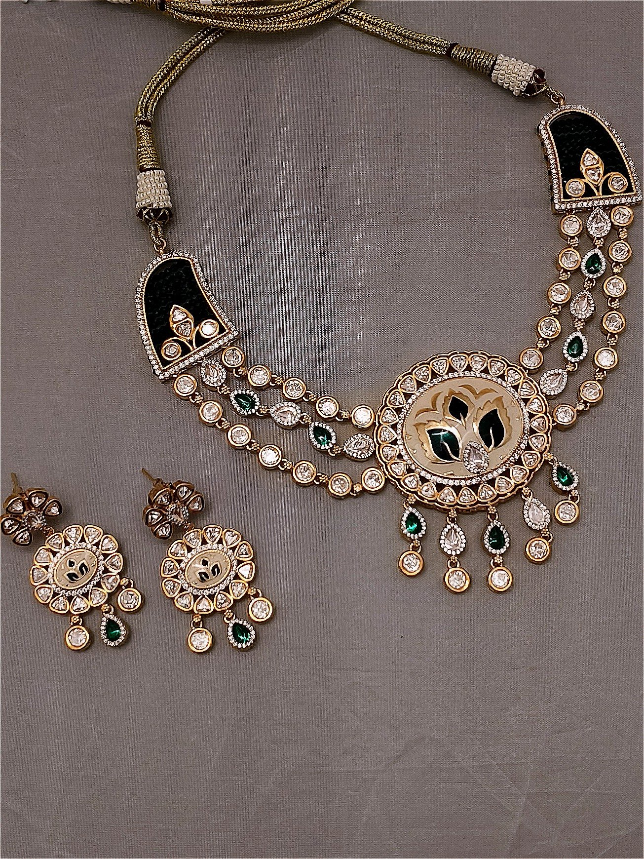 Kundan Necklace NCK-GP-KD-024