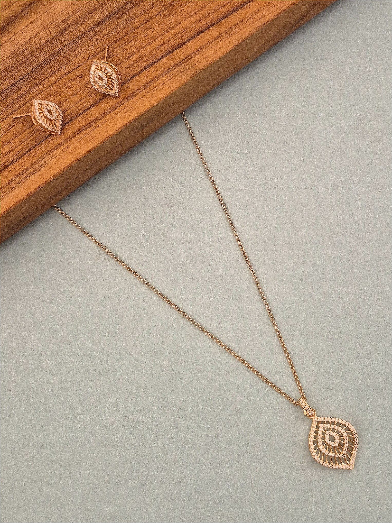 Zircon necklace NCK-GP-ZC-011