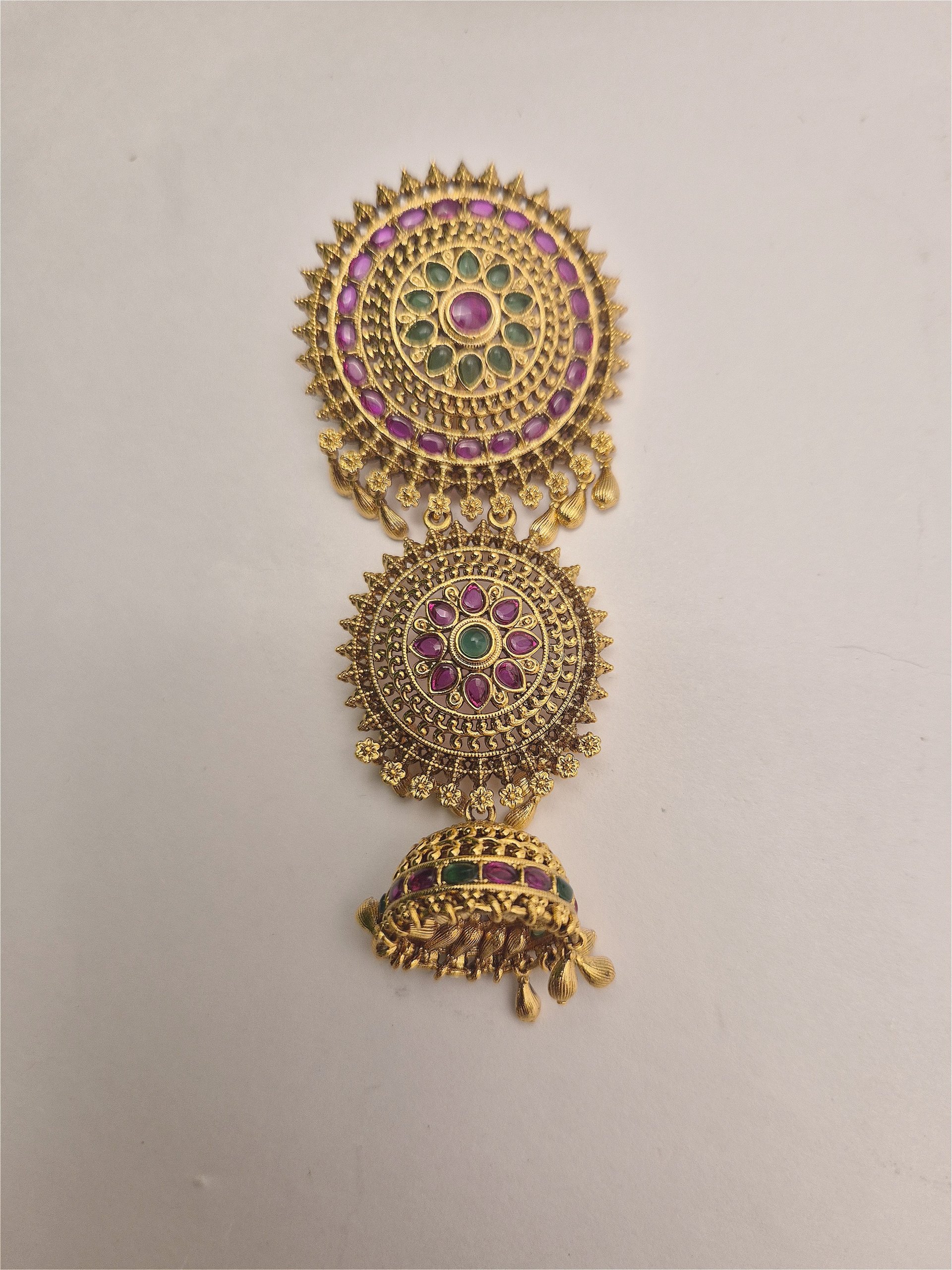 Antique Hair Brooch AHB-AQ-016