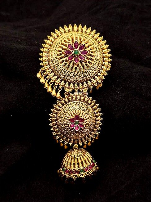 Antique Hair Brooch AHB-AQ-013