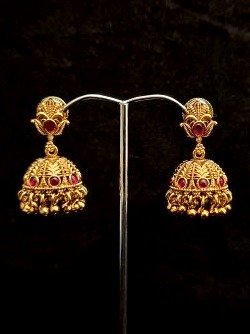 Antique Jhumukas EAR-AQ-KP-003