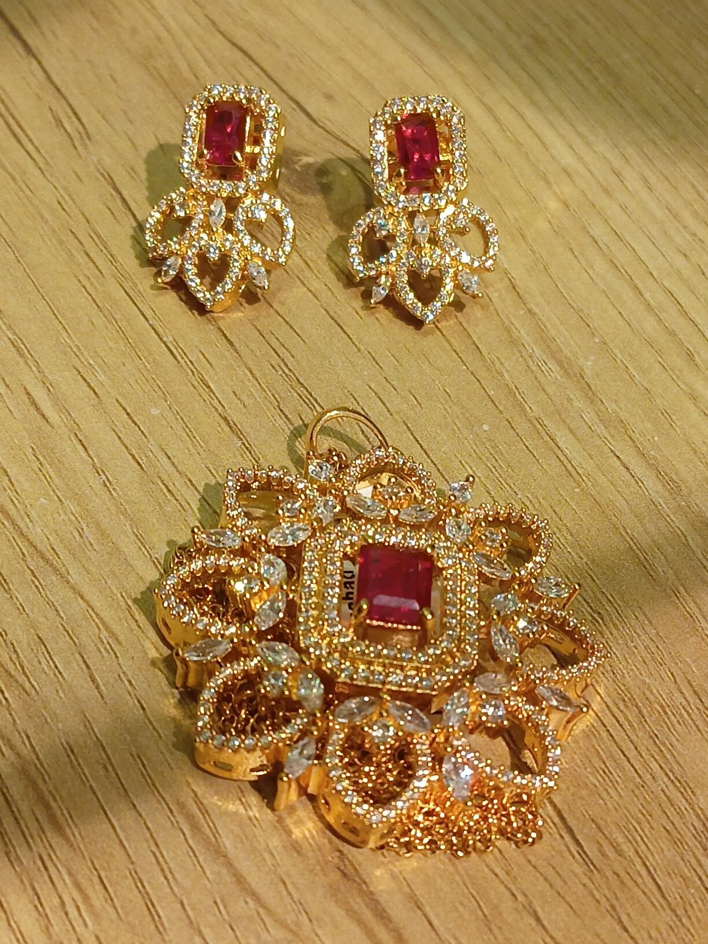 Stone pendant set PSET-GP-013