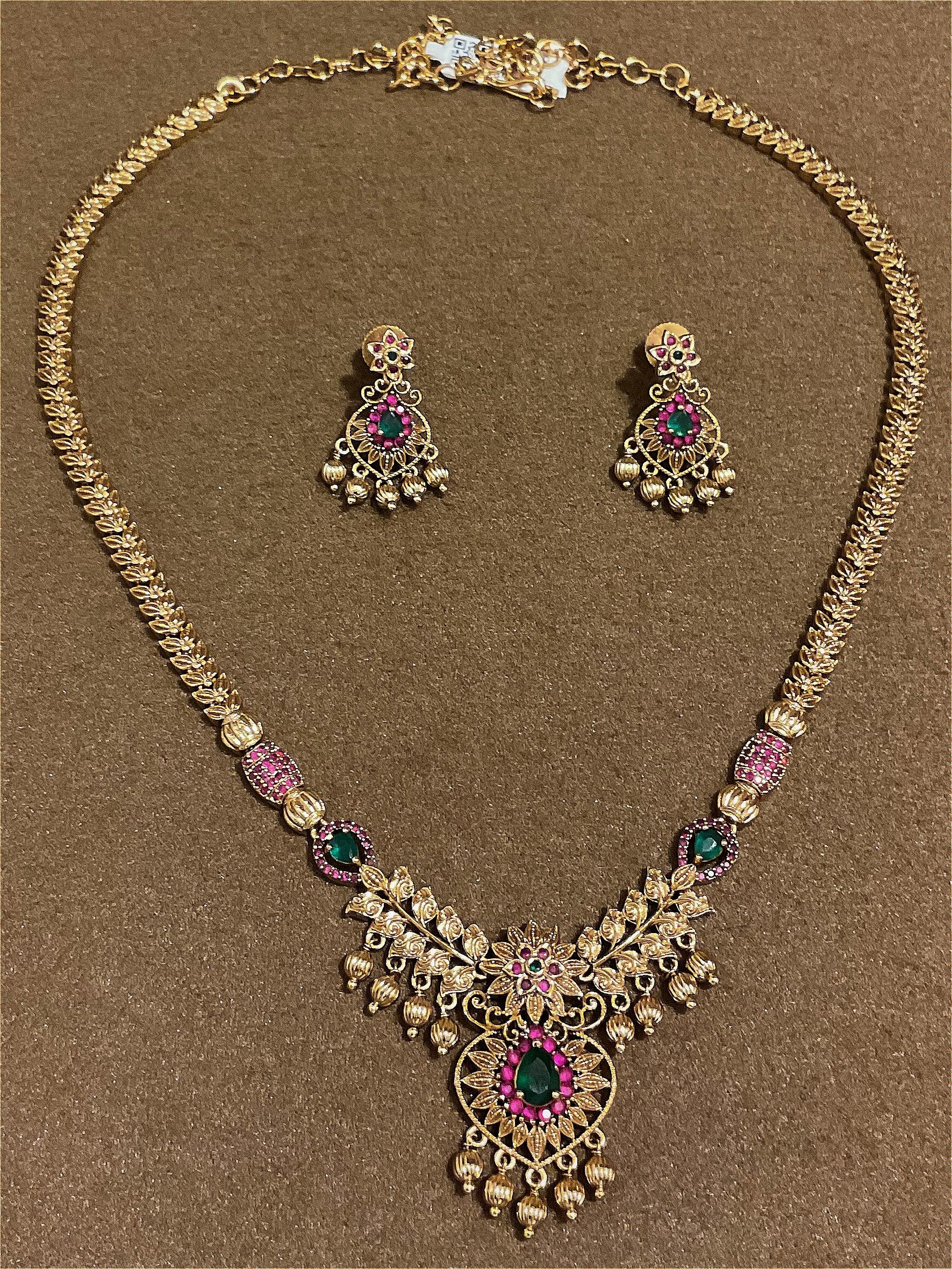 antique long necklace NCL-AQ-KP-040
