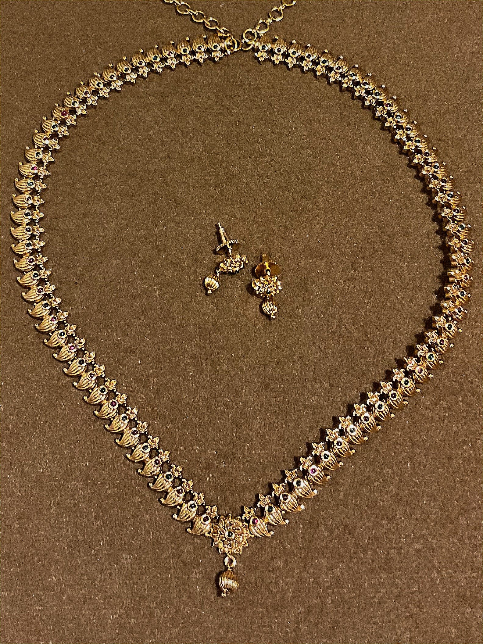 antique long necklace NCL-AQ-KP-039