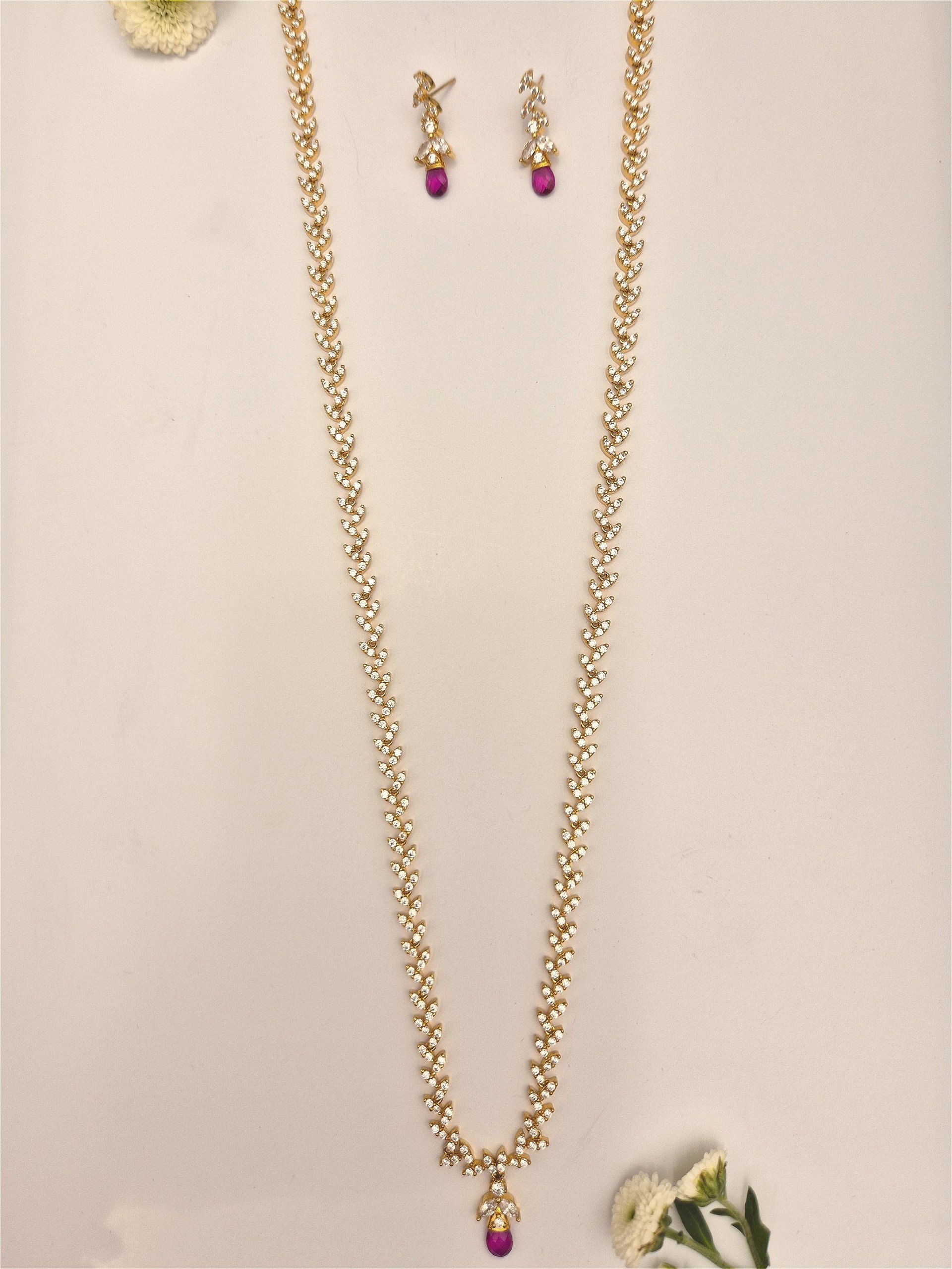 Zircon Necklace NCL-GP-ZC-009