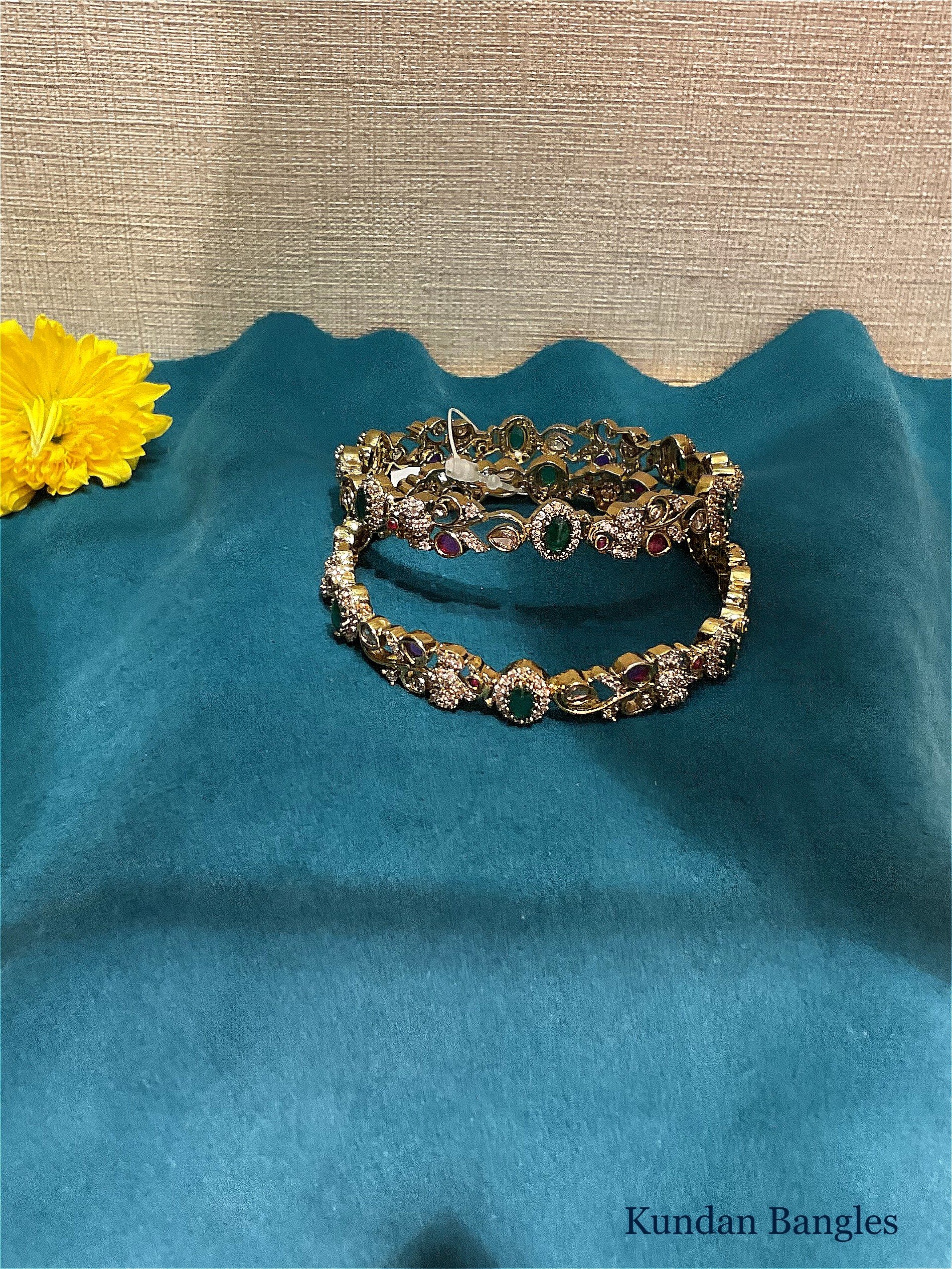 Kundan Bangles BNG-GP-KD-002
