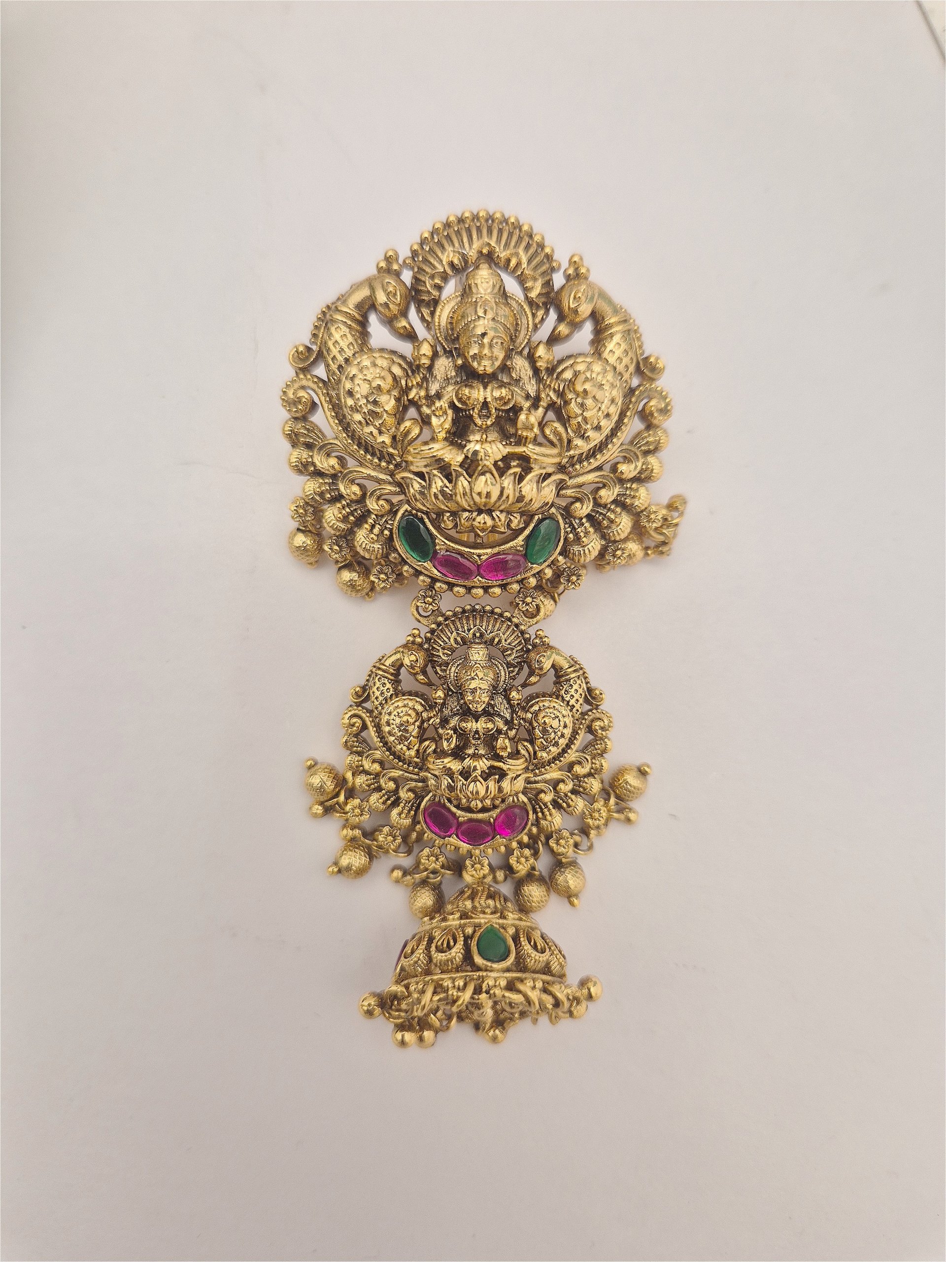 Antique Hair Brooch AHB-AQ-021